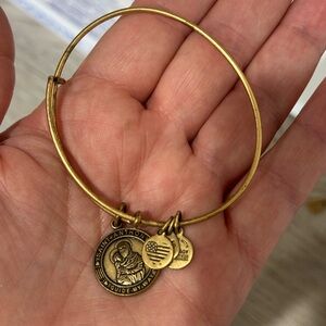 Alex and Ani  Saint Anthony bangle bracelet